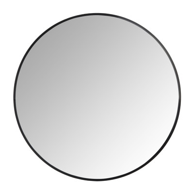Toevoeging twee geduldig Spiegel rond met metalen lijst - diameter 80 cm | Xenos