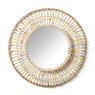 Zonnespiegel met bamboe rand - ø75 cm