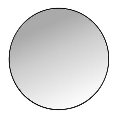 Spiegel rond met metalen lijst XXL - ⌀120 cm
