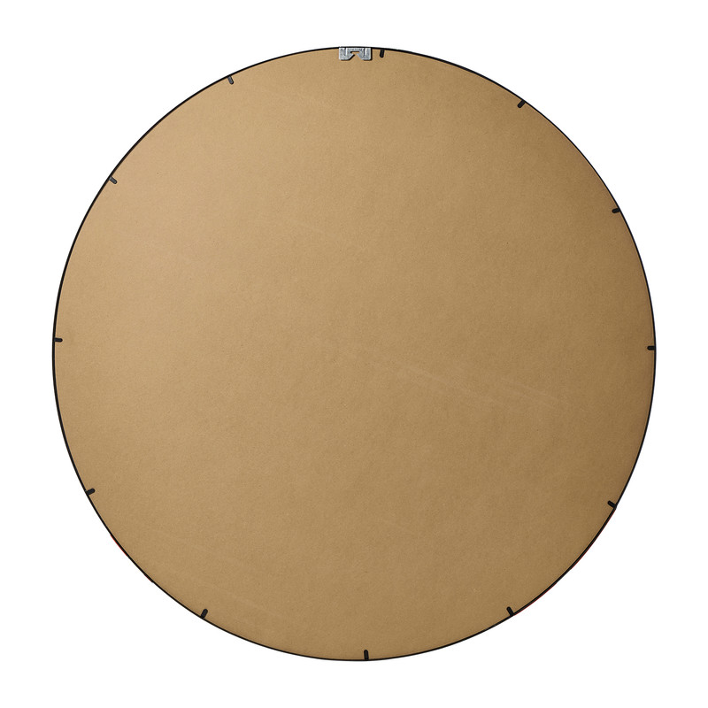 Spiegel rond met metalen lijst XXL - ⌀120 cm 