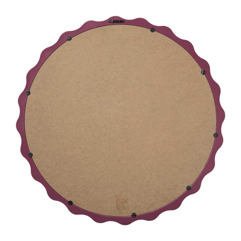 Spiegel golf - bordeauxrood - ø55 cm