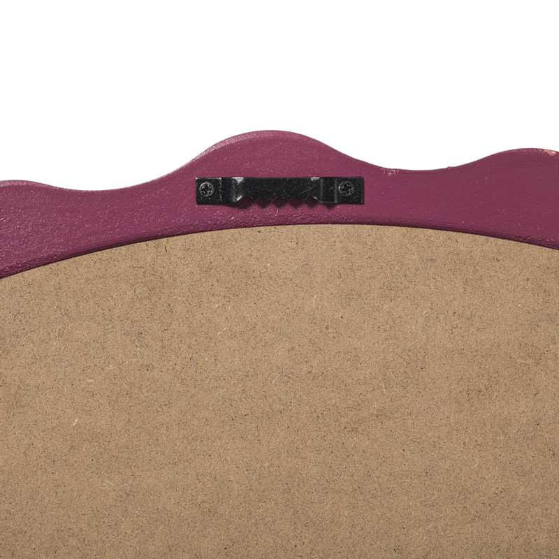 Spiegel golf - bordeauxrood - ø55 cm