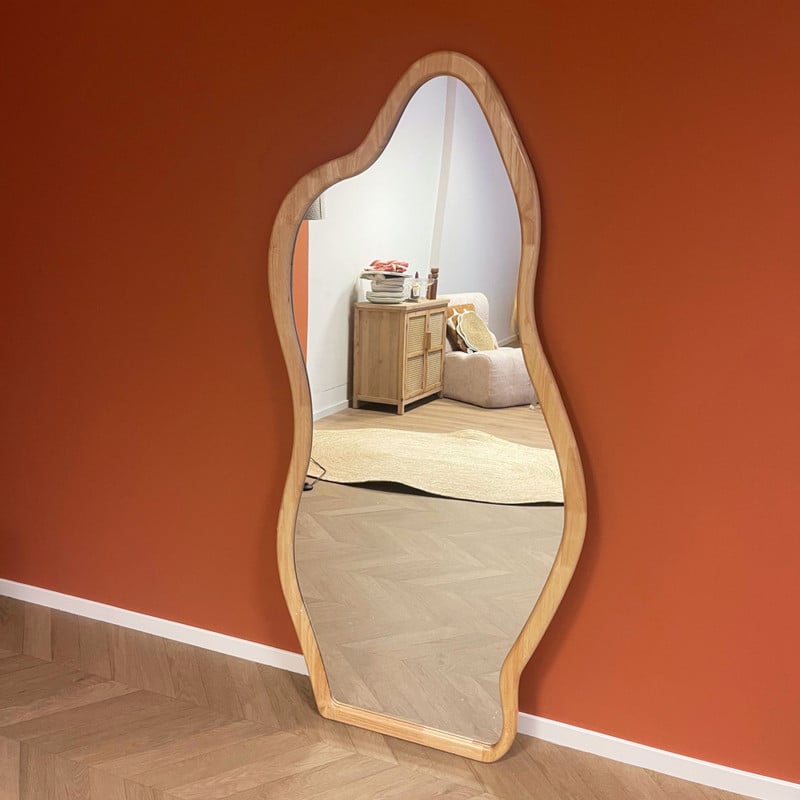 Spiegel XL wave - bruin - 70x150 cm