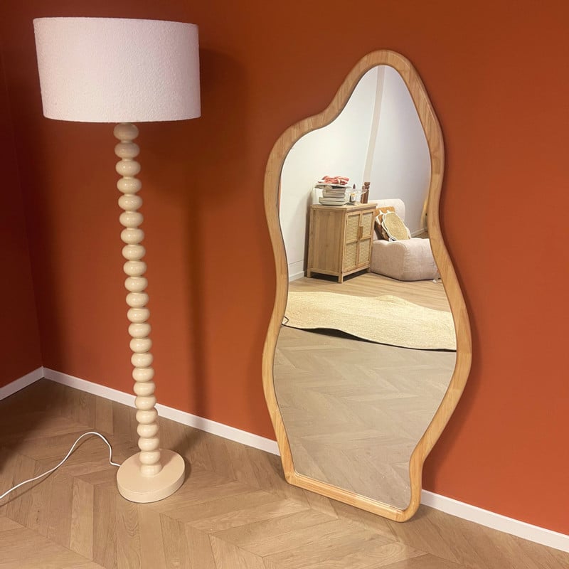 Spiegel XL wave - bruin - 70x150 cm