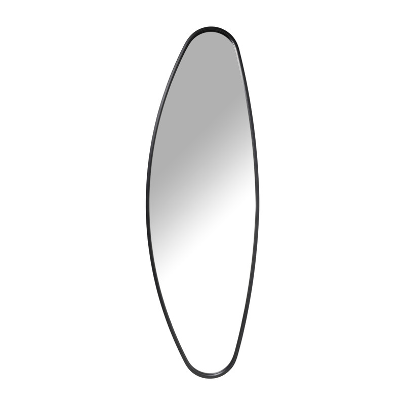 Spiegel organic zwart 37.4x117.6 cm