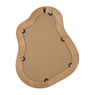Spiegel rotan organisch - bruin - 60x47 cm