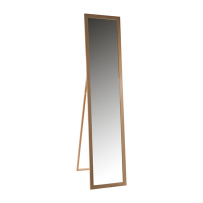 Passpiegel staand - bruin - 155x35x51 cm