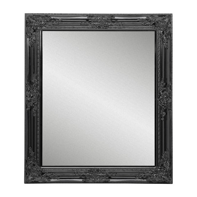 Spiegel glossy barok zwart 64x74 | Xenos