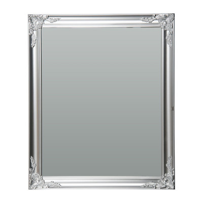 speelplaats Expliciet Nadenkend Halspiegel Barok - 50x60 cm - zilver | Xenos