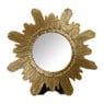 Spiegel zon - goud - 22x21 cm 