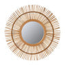 Zonnespiegel bamboe rand - ⌀70 cm 