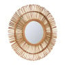 Zonnespiegel bamboe rand - ⌀70 cm 