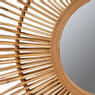 Zonnespiegel bamboe rand - ⌀70 cm 