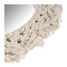 Spiegel met macrame rand - ø36 cm