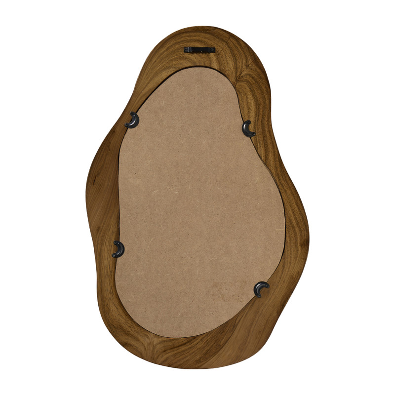Spiegel organisch hout - naturel - 30x45x1.8 cm