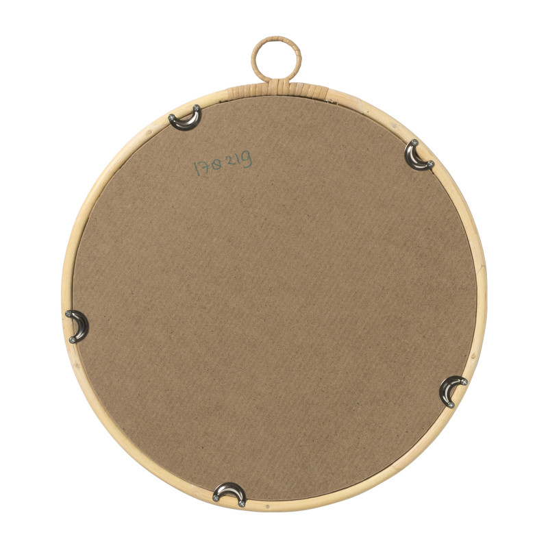 Spiegel rond - rotan - ø43 cm