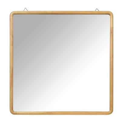 Spiegel Lindt - vierkant - bruin - 60x60 cm 