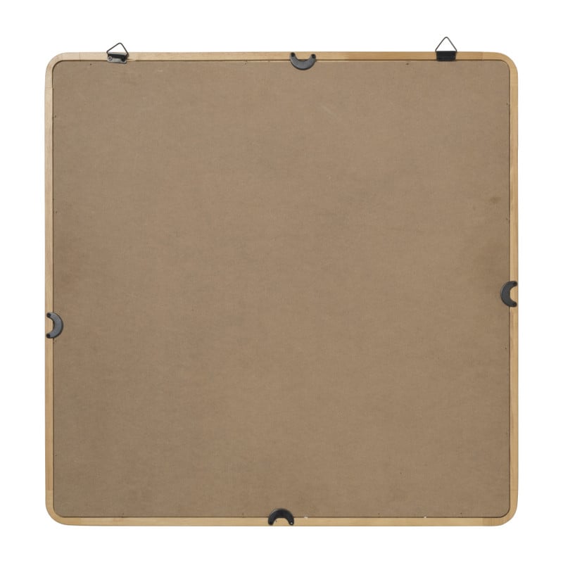 Spiegel Lindt - vierkant - bruin - 60x60 cm 