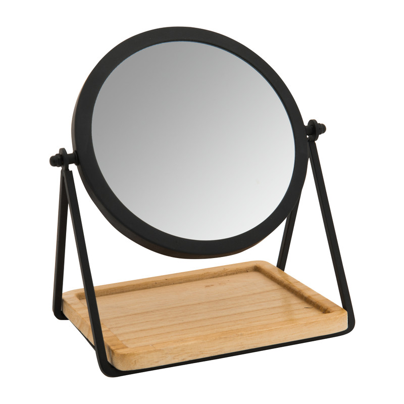 zuiger kapitalisme voedsel Make-up spiegeltje met plankje - 19x14x21 cm | Xenos