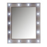 Spiegel met LED lichtjes - 39x49 cm