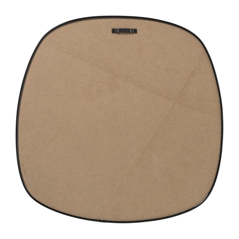Spiegel basic - zwart - 32.5x32.5 cm