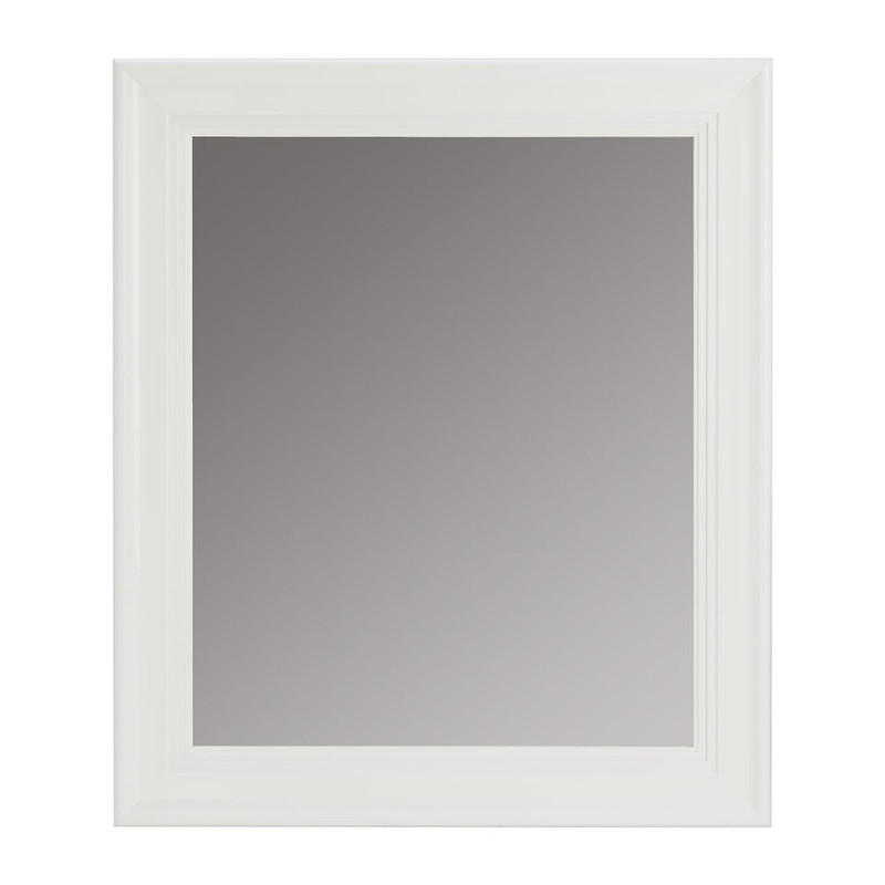 hulp Waarschijnlijk bijwoord Spiegel glossy - wit - 60x70 cm | Xenos