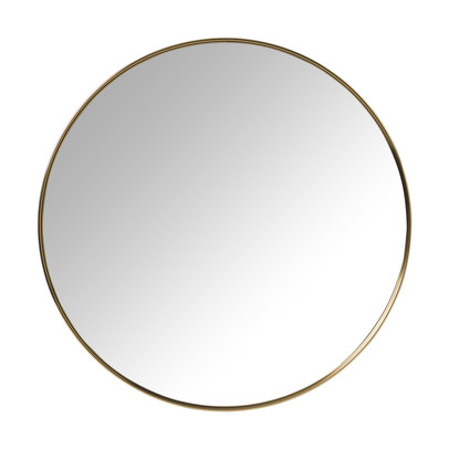 Ronde spiegel - ø50 cm - goudkleurig