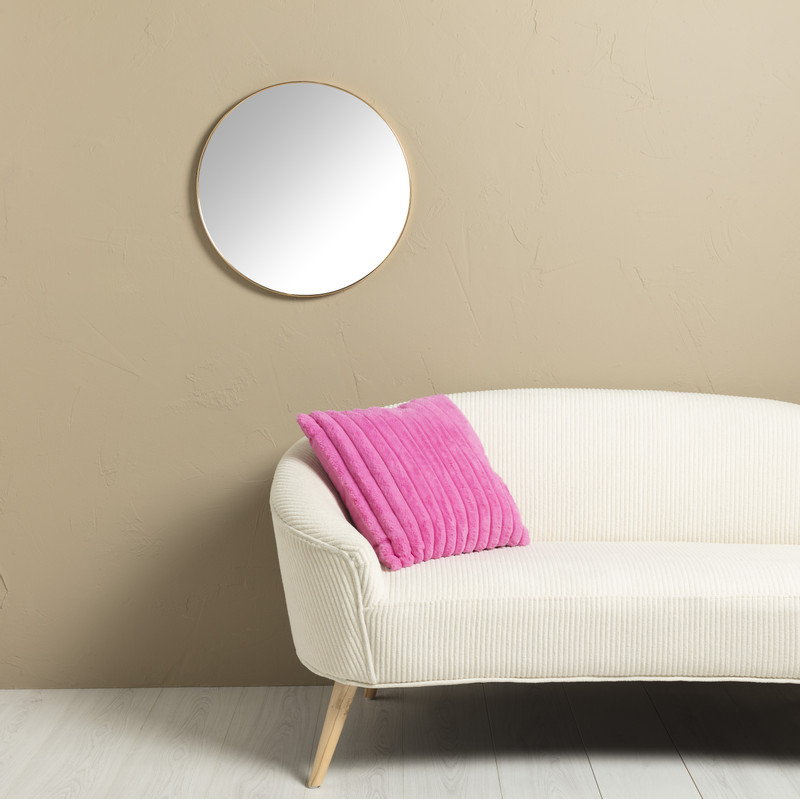 Ronde spiegel - ø50 cm - goud metalen lijst