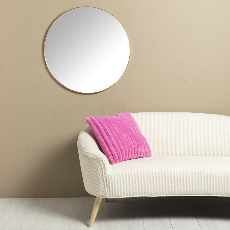 Ronde spiegel - ø70 cm - goud metalen lijst