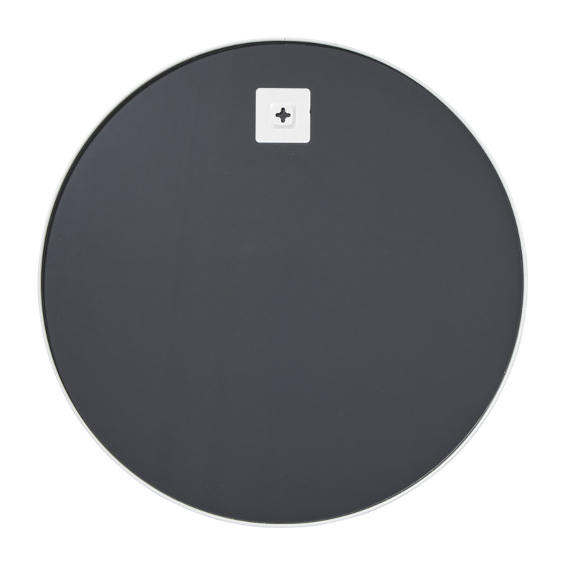 Ronde spiegel met beige lijst - ø70 cm