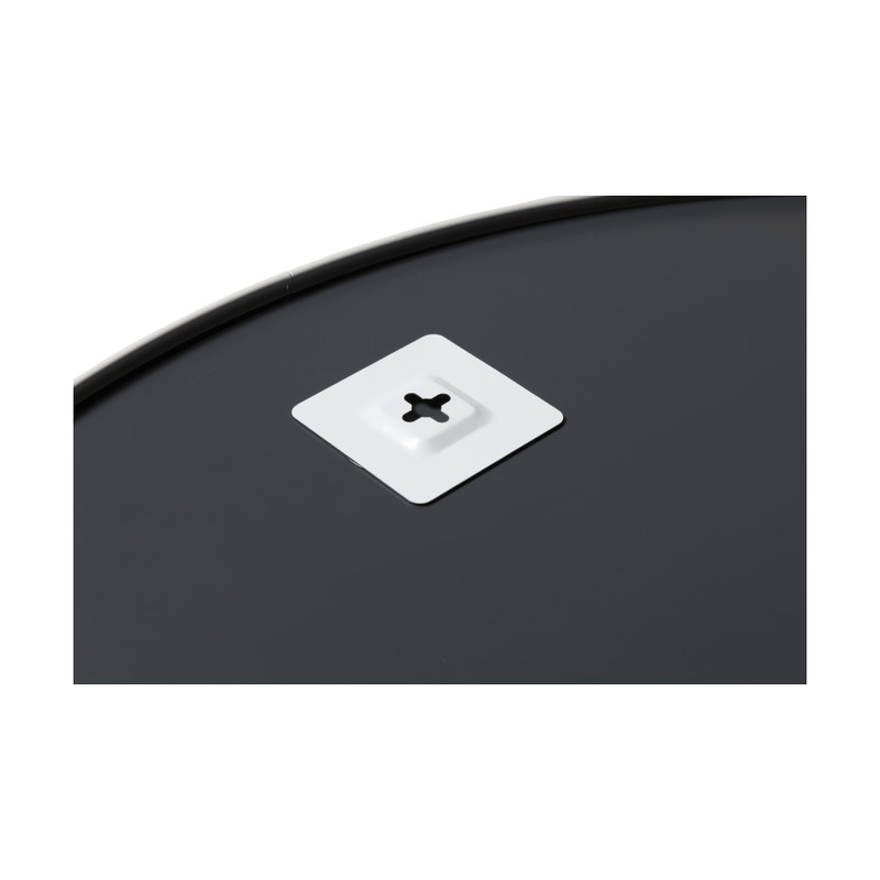 Ronde spiegel met beige lijst - ø70 cm