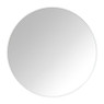 Ronde spiegel met beige lijst - ø70 cm