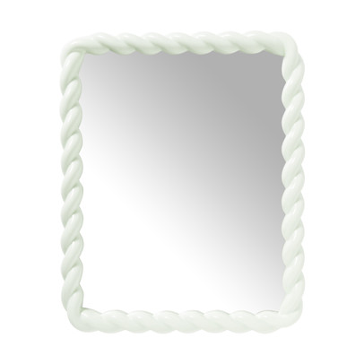 Spiegel twist - groen - 53x43 cm