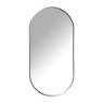 Spiegel Hylton ovaal - zilver - 40x80 cm 
