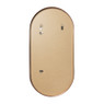 Spiegel hylton ovaal - rose goud - 40x80 cm 