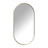 Spiegel hylton ovaal - goud - 50x100 cm 