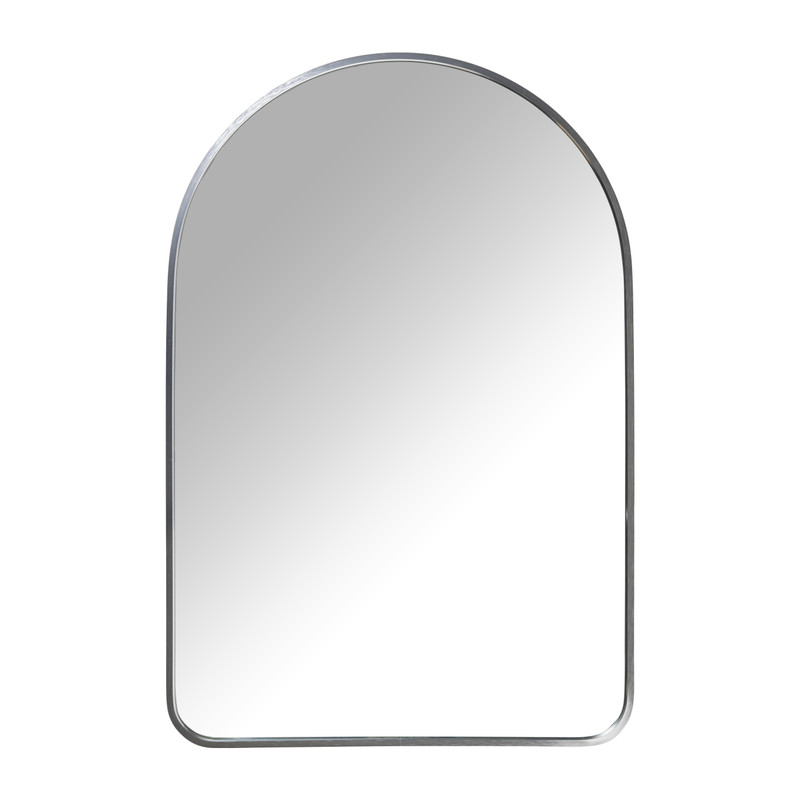Spiegel hylton ronde top - zilver - 50x75 cm