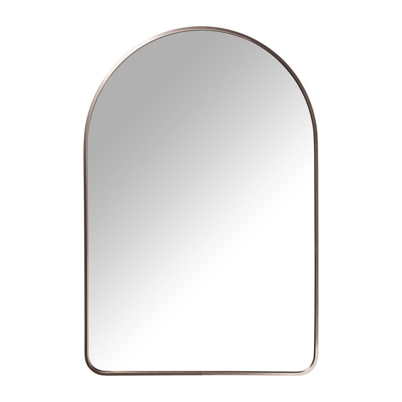 Spiegel hylton ronde top - koperkleurig - 60x90 cm