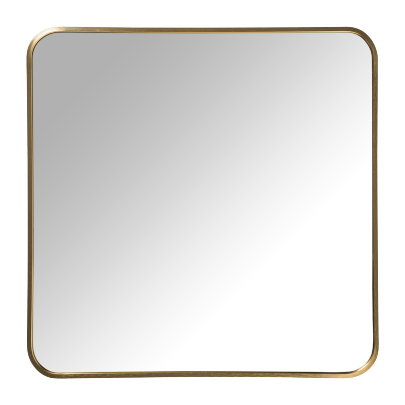Spiegel hylton vierkant - goud - 60x60 cm