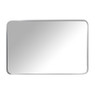Spiegel hytlon rechthoek - zilver - 60x90 cm