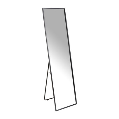 Passpiegel Basix - zwart - 40x150 cm