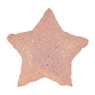 Sierkussen ster - roze - 33x33 cm 