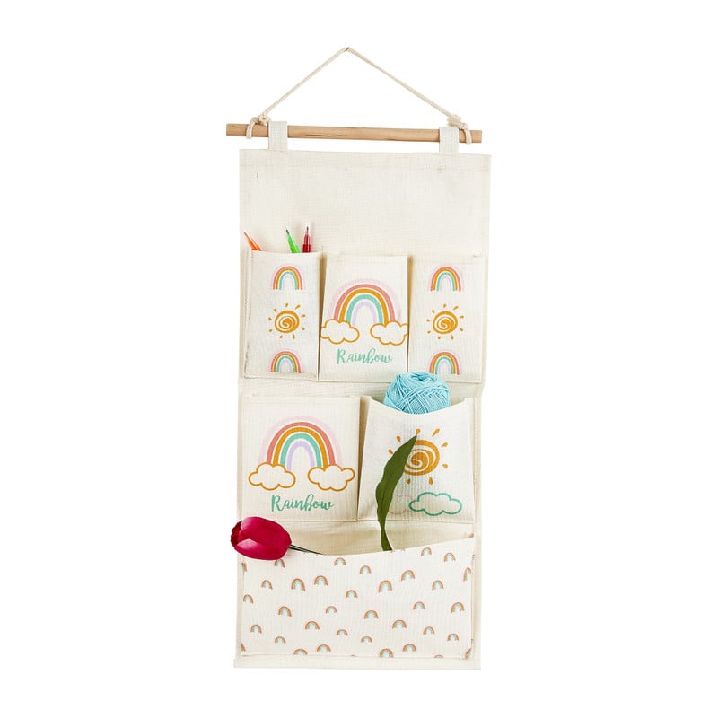 Regenboog muurdecoratie - ø27x59 cm