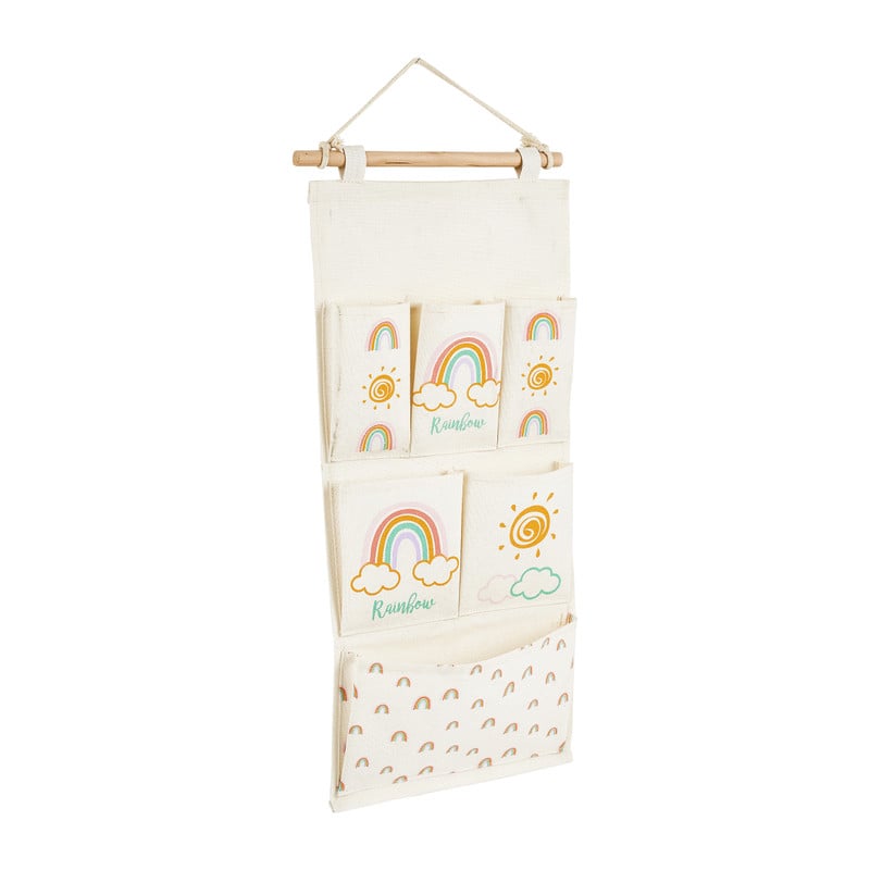 Regenboog muurdecoratie - ø27x59 cm