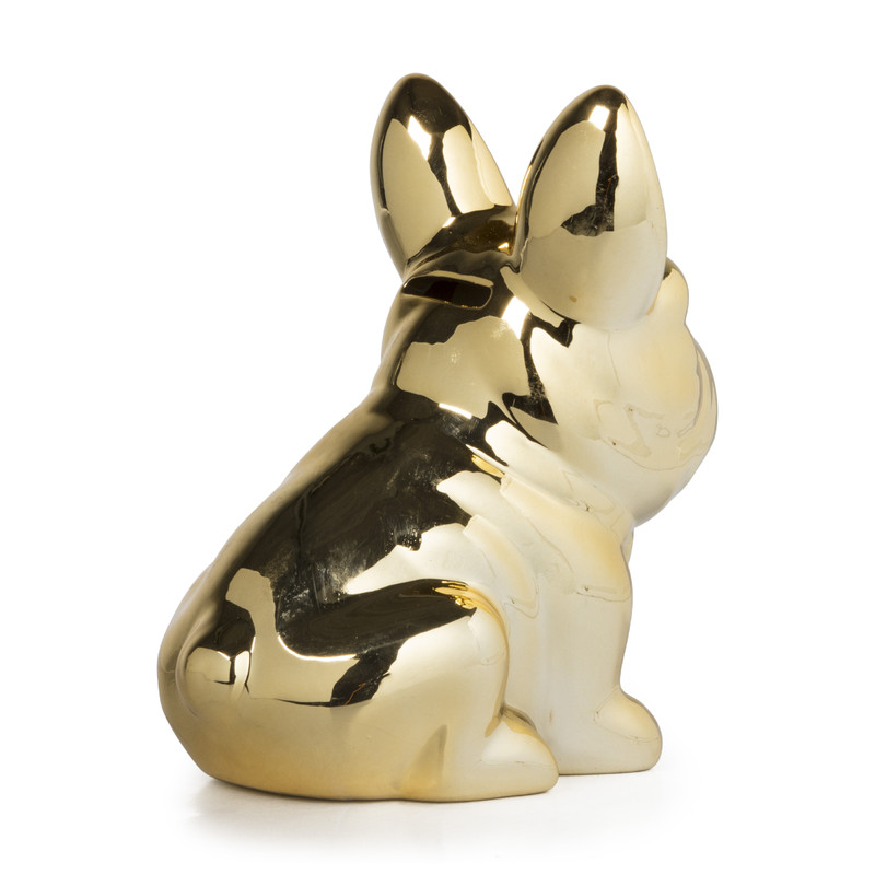 Spaarpot hond - goud