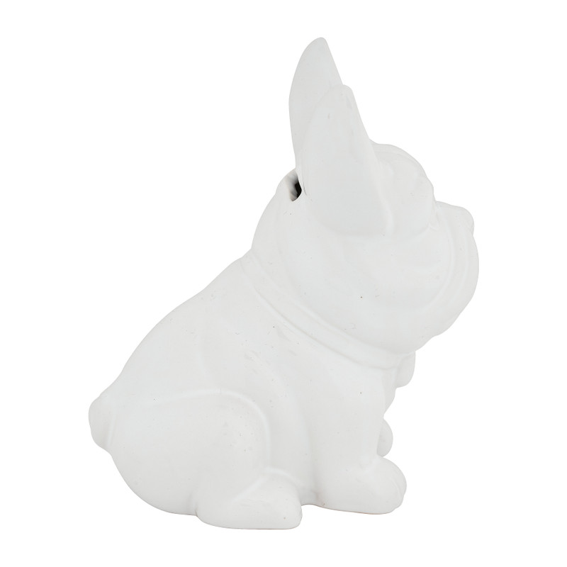 Spaarpot hond - wit