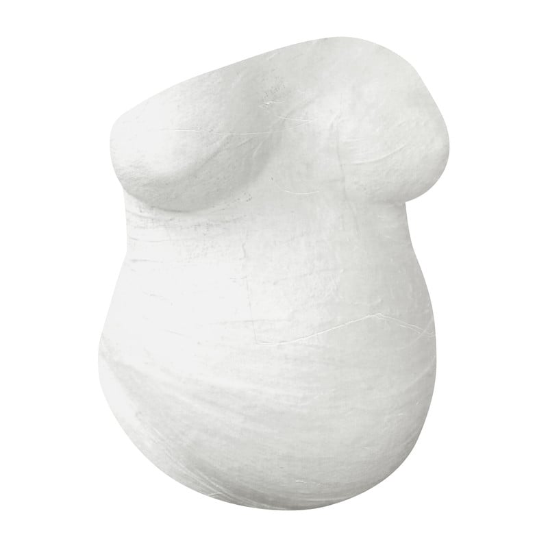 Gipsafdrukset van buik