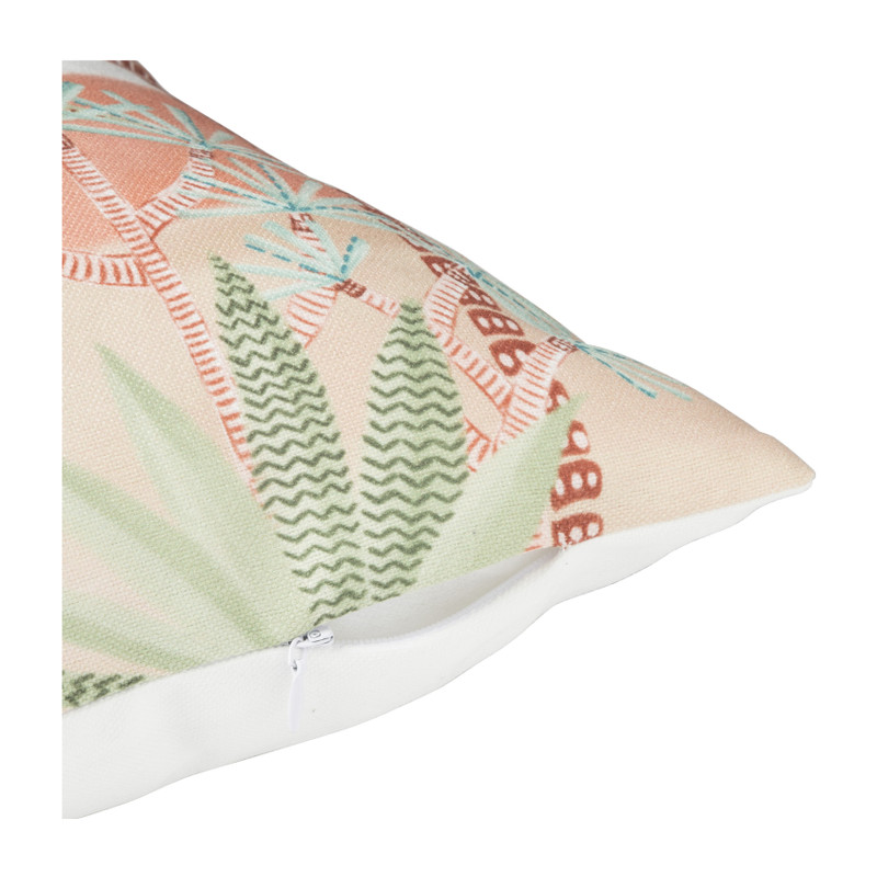 Kussen palmbomen - terra/groen - 30x50 cm