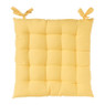 Zitkussen geel - polyester - 40x40 cm