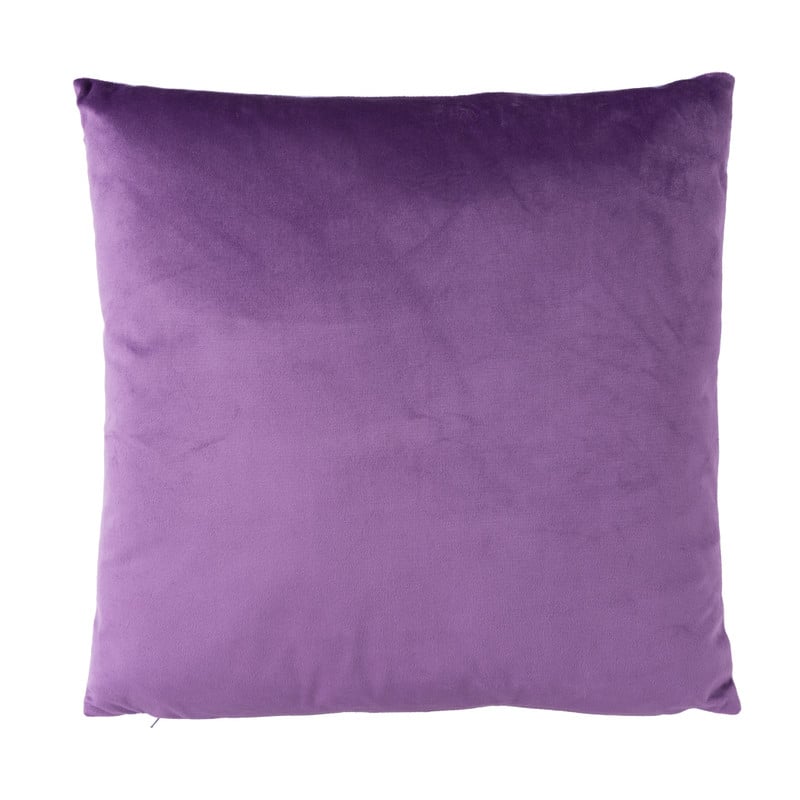 Kussen met giraf - paars - 45x45 cm